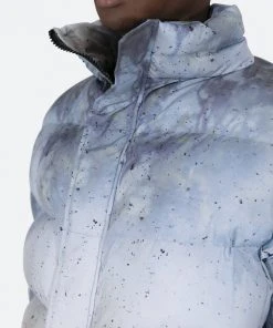 Mnml Burning Puffer Jacket - Multi