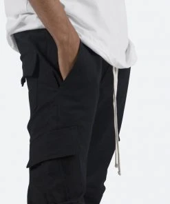 Mnml Cargo Drawcord II Pants - Black