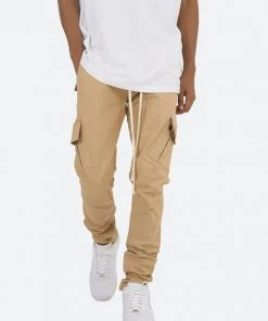 Mnml Cargo Drawcord II Pants - Khaki Bottoms