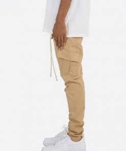 Mnml Cargo Drawcord II Pants - Khaki Bottoms