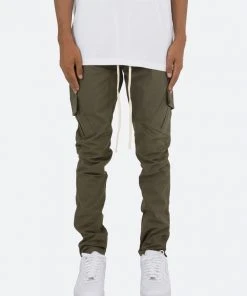 Mnml Cargo Drawcord II Pants - Olive