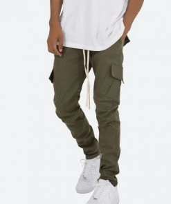 Mnml Cargo Drawcord II Pants - Olive