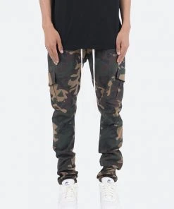 Mnml Cargo Drawcord II Pants - Woodland Camo