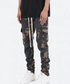 Mnml Cargo Drawcord II Pants - Woodland Camo