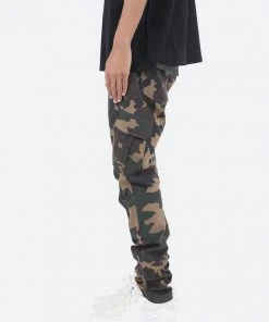 Mnml Cargo Drawcord II Pants - Woodland Camo