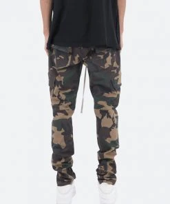 Mnml Cargo Drawcord II Pants - Woodland Camo