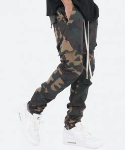 Mnml Cargo Drawcord II Pants - Woodland Camo