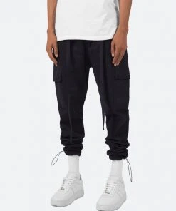 Mnml Cargo Lounge Pants - Black Bottoms
