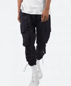 Mnml Cargo Lounge Pants - Black Bottoms