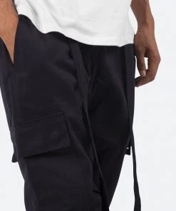 Mnml Cargo Lounge Pants - Black Bottoms