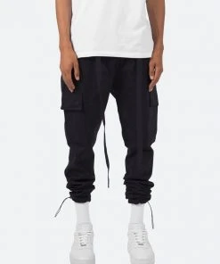 Mnml Cargo Lounge Pants - Black Bottoms