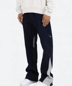 Mnml Contrast Bootcut Sweatpants - Navy Bottoms