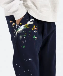 Mnml Contrast Bootcut Sweatpants - Navy Bottoms