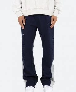 Mnml Contrast Bootcut Sweatpants - Navy Bottoms