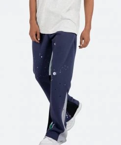 Mnml Contrast Bootcut Sweatpants - Vintage Navy Bottoms