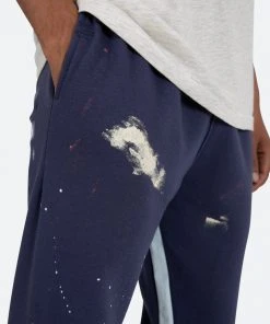 Mnml Contrast Bootcut Sweatpants - Vintage Navy Bottoms