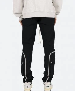 Mnml Contrast Taped Cargo Pants - Black