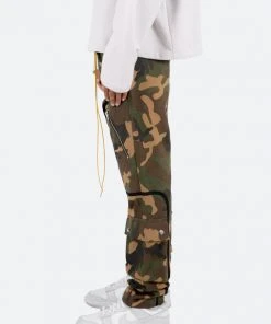 Mnml Contrast Taped Cargo Pants - Camo Bottoms