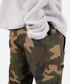 Mnml Contrast Taped Cargo Pants - Camo Bottoms