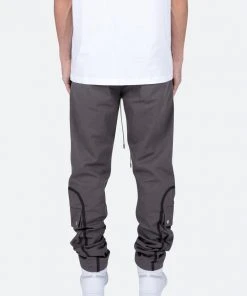 Mnml Bottoms Contrast Taped Cargo Pants - Charcoal Grey