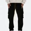 Mnml Bottoms Corduroy Snap II Cargo Pants - Black