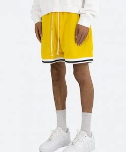 Mnml Bottoms Core Basketball Shorts - Yellow