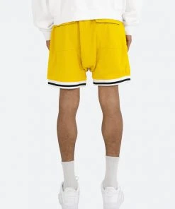 Mnml Bottoms Core Basketball Shorts - Yellow
