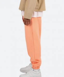 Mnml Cropped Basic Sweatpants - Salmon Bottoms