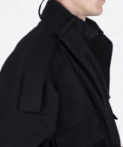Mnml Cropped M65 Jacket - Black Outerwear