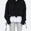 Mnml Cropped M65 Jacket - Black Outerwear