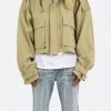 Mnml Cropped M65 Jacket - Khaki Outerwear