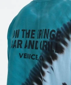 Mnml Cross Washed L/S Tee - Blue