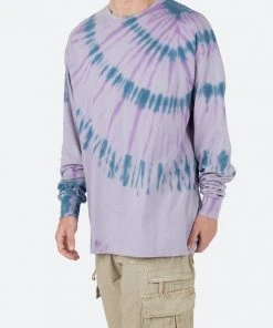 Mnml Cross Washed L/S Tee - Purple