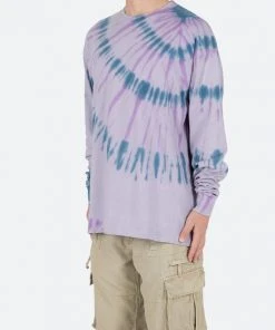 Mnml Cross Washed L/S Tee - Purple