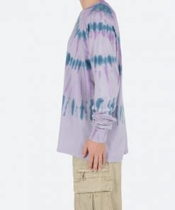 Mnml Cross Washed L/S Tee - Purple