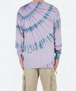 Mnml Cross Washed L/S Tee - Purple