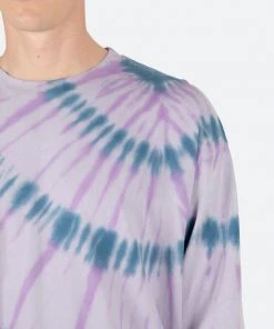 Mnml Cross Washed L/S Tee - Purple