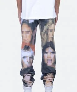 Mnml D100 Pixel Straight Denim - Multi