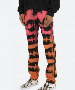 Mnml D105 Straight Relaxed Denim Jeans - Orange | Premium Men's Denim 10 Mnml D105 Straight Denim - Orange