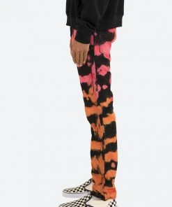 Mnml D105 Straight Relaxed Denim Jeans - Orange | Premium Men's Denim 11 Mnml D105 Straight Denim - Orange