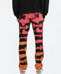 Mnml D105 Straight Relaxed Denim Jeans - Orange | Premium Men's Denim 12 Mnml D105 Straight Denim - Orange