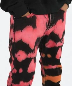 Mnml D105 Straight Relaxed Denim Jeans - Orange | Premium Men's Denim 14 Mnml D105 Straight Denim - Orange