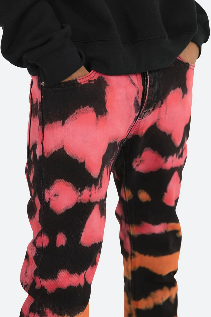 Mnml D105 Straight Relaxed Denim Jeans - Orange | Premium Men's Denim 7 Mnml D105 Straight Denim - Orange