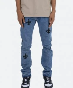 Mnml D112 Fleur Straight Denim - Blue/Black