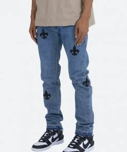 Mnml D112 Fleur Straight Denim - Blue/Black