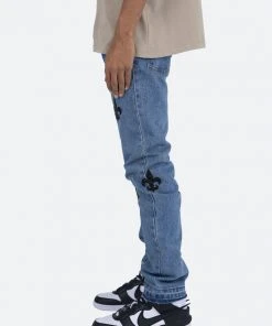 Mnml D112 Fleur Straight Denim - Blue/Black