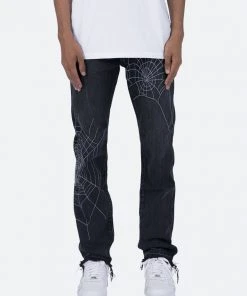 Mnml D113 Spider Straight Denim - Black