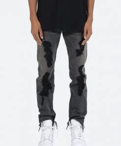 Mnml D128 Straight Denim - Black