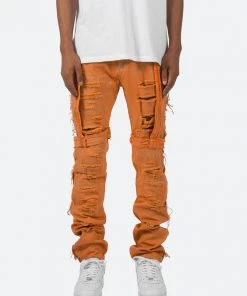 Mnml D150 Straight Denim - Orange