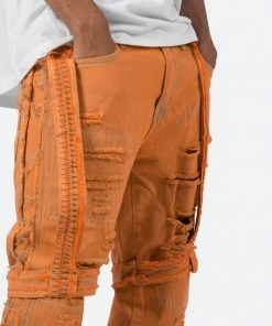 Mnml D150 Straight Denim - Orange